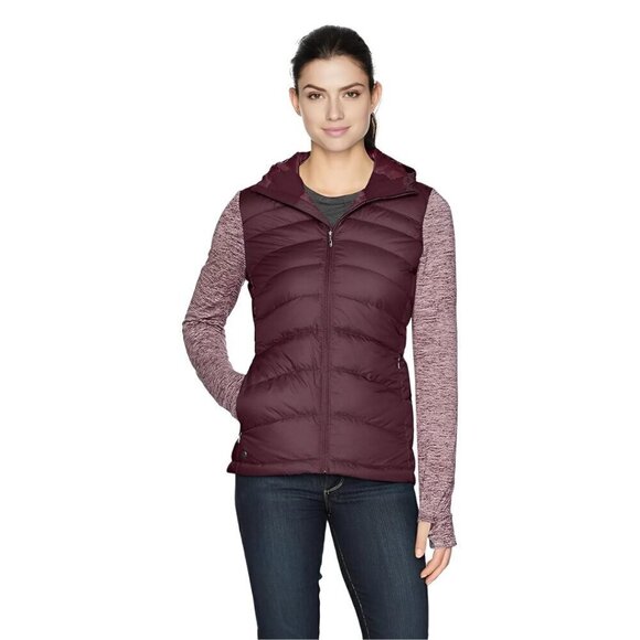 Outdoor Research Plaza Hoodie Jacket, Pinot S - Duck Down, Puffer, Purple Wine - Picture 1 of 16